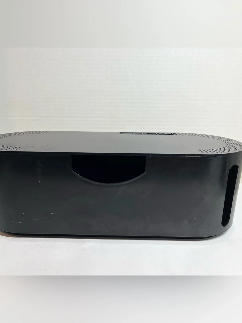 Large Black Computer/Phone/TV Cable Management Box Organizer (Mint)